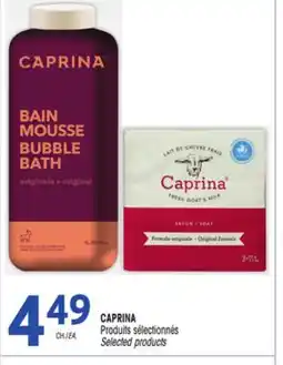 Uniprix CAPRINA Produits sélectionnés/ Selected products offer