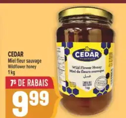 Marché Adonis MIEL FLEUR SAUVAGE CEDAR | CEDAR WILDFLOWER HONEY offer