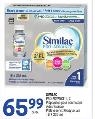 Uniprix SIMILAC PRO-ADVANCE Préparation pour nourrissons/Infant formula Prête-à-servir/Ready to use offer