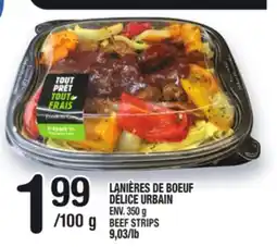 Marche Ami LANIÈRES DE BOEUF DÉLICE URBAIN | BEEF STRIPS offer