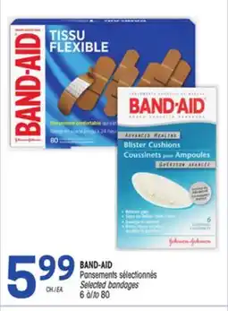 Uniprix BAND-AID Pansements sélectionnés / Selected bandages offer