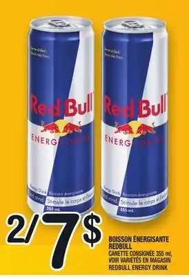 Marche Ami BOISSON ÉNERGISANTE REDBULL | REDBULL ENERGY DRINK offer