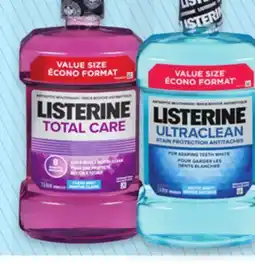 Uniprix LISTERINE TOTAL CARE, ULTRACLEAN Rince-bouches sélectionnés/Selected mouthwashes offer