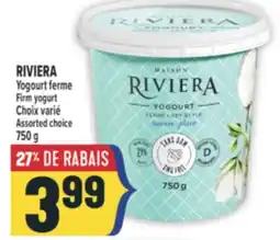 Marché Adonis RIVIERA YOGOURT FERME | FIRM YOGURT offer