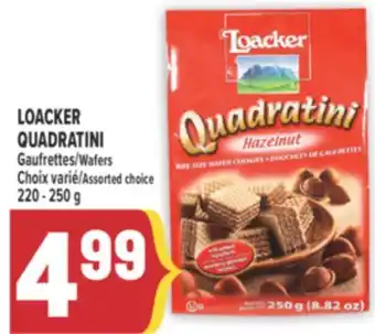 Marché Adonis LOACKER QUADRATINI GAUFRETTES | WAFERS offer