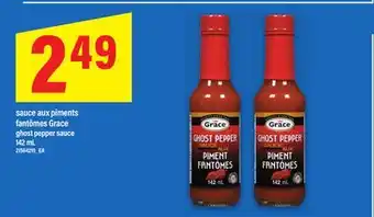 Maxi SAUCE AUX PIMENTS FANTÔMES GRACE | GHOST PEPPER SAUCE, 142 ML offer