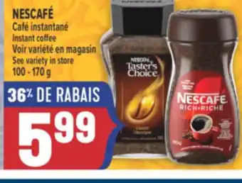 Marché Adonis NESCAFÉ CAFÉ INSTANTANÉ | INSTANT COFFEE offer