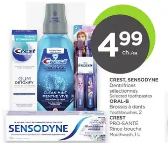 Proxim CREST, SENSODYNE, ORAL-B, CREST offer