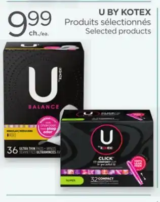 Proxim U BY KOTEX Selected products offer