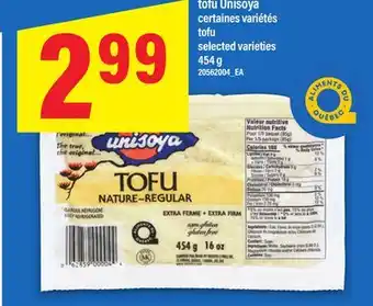 Maxi TOFU UNISOYA | TOFU, 454 G offer