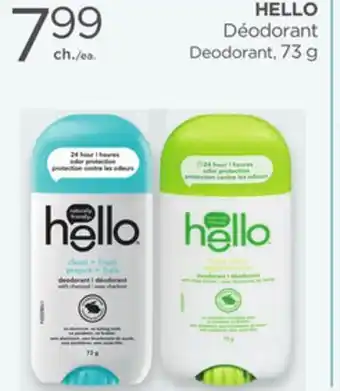 Proxim HELLO Deodorant offer