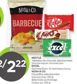 Proxim NESTLÉ, EXCEL, NOSH & CO offer