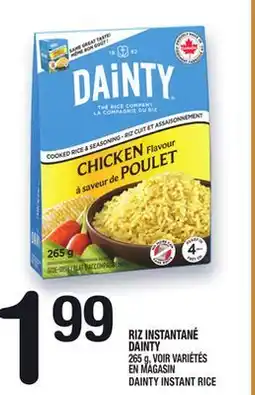 Marche Ami RIZ INSTANTANÉ DAINTY | DAINTY INSTANT RICE offer