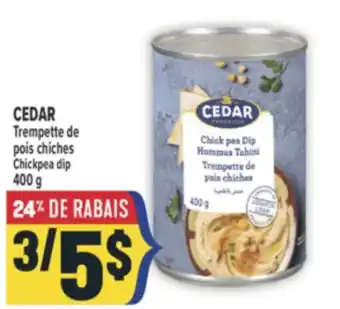 Marché Adonis CEDAR TREMPETTE DE POIS CHICHES | CHICKPEA DIP offer