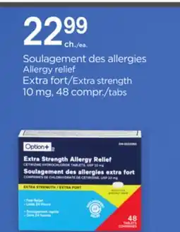 Proxim Option+ Allergy relief Extra strength offer