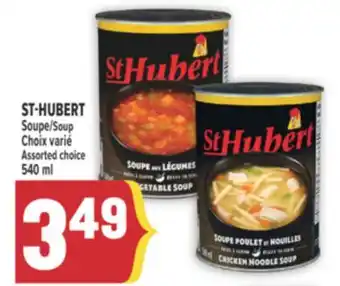 Marché Adonis ST-HUBERT SOUPE | SOUP offer