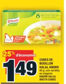 Super C CUBES DE BOUILLON HALAL KNORR | KNORR HALAL BROTH CUBES offer