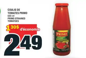 Super C COULIS DE TOMATES PRIMO | PRIMO STRAINED TOMATOES offer