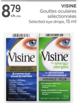 Proxim VISINE Selected eye drops offer