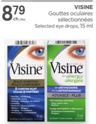 Proxim VISINE Selected eye drops offer