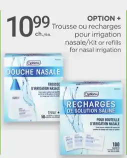 Proxim OPTION + Kit or refills for nasal irrigation offer