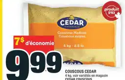 Super C COUSCOUS CEDAR | CEDAR COUSCOUS offer