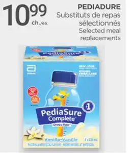 Proxim PEDIASURE Selected meal replacements offer