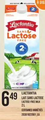 Provigo LACTANTIA LAIT SANS LACTOSE, 2 L offer