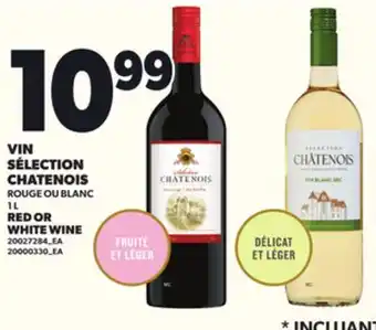 Provigo VIN SÉLECTION CHATENOIS, 1 L offer