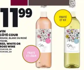 Provigo VIN CÔTÉ COUR, 750 ML offer