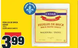 Super C FEUILLES DE BRICK CEDAR | CEDAR BRICK SHEETS offer