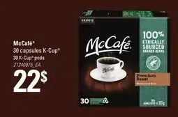 Provigo MCCAFÉ 30 CAPSULES K-CUP offer