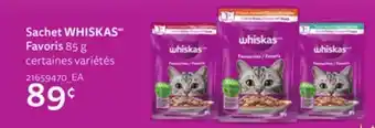 Provigo SACHET WHISKAS FAVORIS, 85 G offer