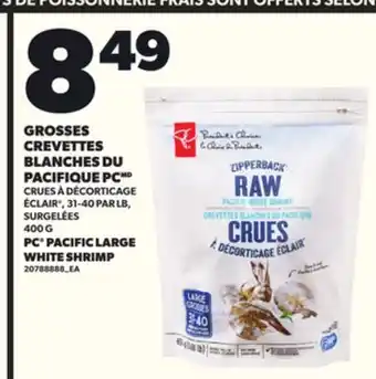 Provigo GROSSES CREVETTES BLANCHES DU PACIFIQUE PC, 400 G offer