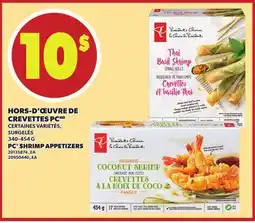 Provigo HORS-D'ŒUVRE DE CREVETTES PC, 340-454 G offer