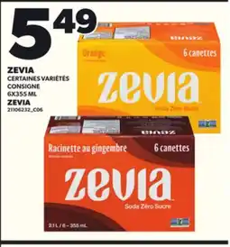 Provigo ZEVIA, 6X355 ML offer