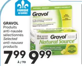 Brunet GRAVOL Produits anti-nausée sélectionnés offer