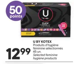 Brunet U BY KOTEX Produits d'hygiène féminine sélectionnés offer