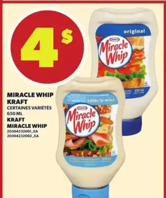 Provigo MIRACLE WHIP KRAFT, 650 ML offer