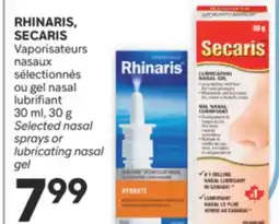 Brunet RHINARIS, SECARIS Vaporisateurs nasaux sélectionnés ou gel nasal lubrifiant offer