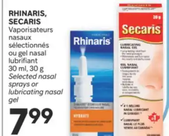 Brunet RHINARIS, SECARIS Vaporisateurs nasaux sélectionnés ou gel nasal lubrifiant offer