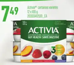 Provigo ACTIVIA, 12 X 100 G offer