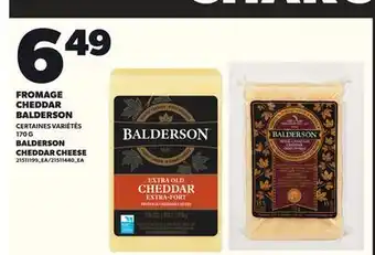 Provigo FROMAGE CHEDDAR BALDERSON, 170 G offer