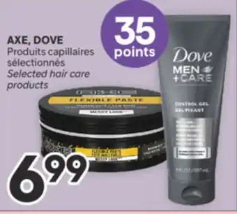 Brunet AXE, DOVE Produits capillaires sélectionnés offer