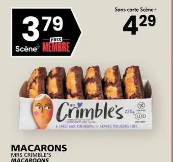 Rachelle-Bery Grocery MRS CRIMBLE'S MACAROONS offer