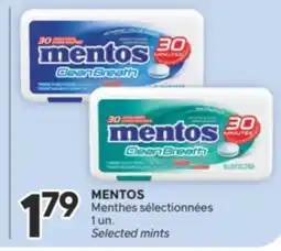 Brunet MENTOS Menthes sélectionnées offer