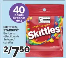 Brunet SKITTLES, STARBUST Bonbons sélectionnés offer