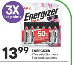 Brunet ENERGIZER Piles sélectionnées offer