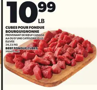 Provigo CUBES POUR FONDUE BOURGUIGNONNE offer