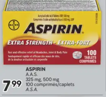 Brunet ASPIRIN A. A. S. 325 mg, 500 mg offer